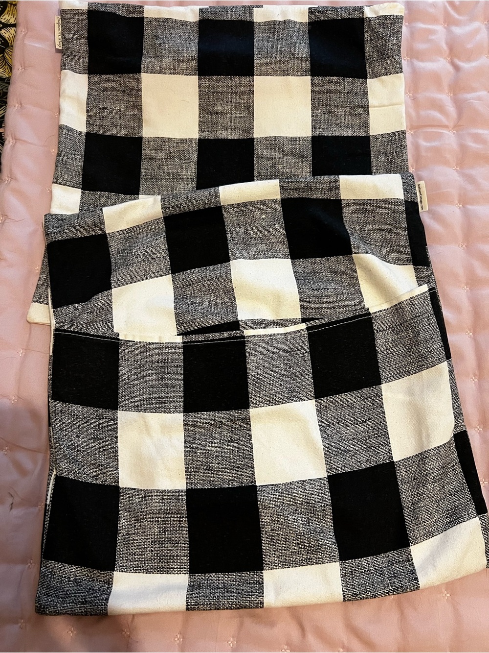 Black and White Buffalo Check Accent Pillow Covers - Classic Plaid